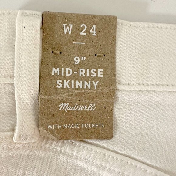 *NWT* Madewell 9" Mid-Rise Skinny Crop Jeans - Picture 8 of 13